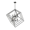 Z-Lite Euclid Matte Black 12 Light Chandelier image 1