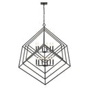 Z-Lite Euclid Matte Black 12 Light Chandelier image 2