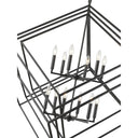 Z-Lite Euclid Matte Black 12 Light Chandelier image 3