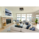 Z-Lite Euclid Matte Black 4 Light Flush Mount image 6
