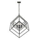 Z-Lite Euclid Matte Black 6 Light Chandelier image 2