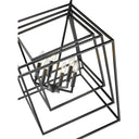 Z-Lite Euclid Matte Black 6 Light Chandelier image 3