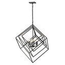 Z-Lite Euclid Matte Black 6 Light Chandelier image
