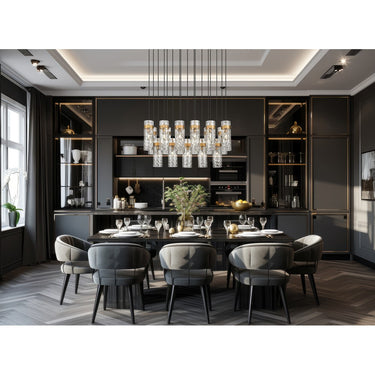 Z-Lite Fontaine 17 Light Linear Chandelier image 17