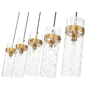 Z-Lite Fontaine 5 Light Linear Chandelier image 11