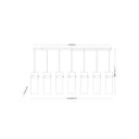 Z-Lite Fontaine 7 Light Linear Chandelier image 21