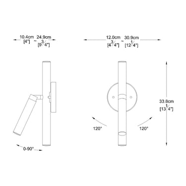 Z-Lite Forest 3 Light Wall Sconce image 14