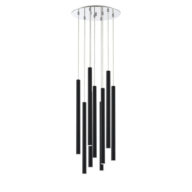 Z-Lite Forest Steel 9 Light Chandelier image 10