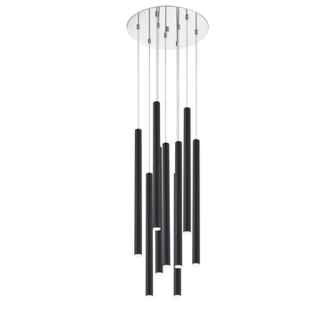 Z-Lite Forest Steel 9 Light Chandelier image 2