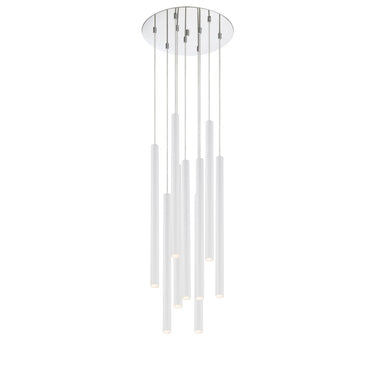Z-Lite Forest Steel 9 Light Chandelier image 3