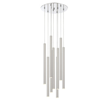 Z-Lite Forest Steel 9 Light Chandelier image 4