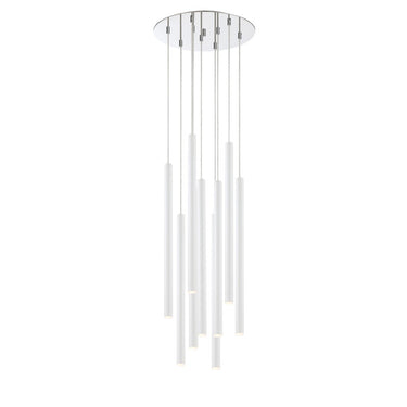 Z-Lite Forest Steel 9 Light Chandelier image 7