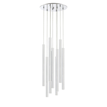 Z-Lite Forest Steel 9 Light Chandelier image 9