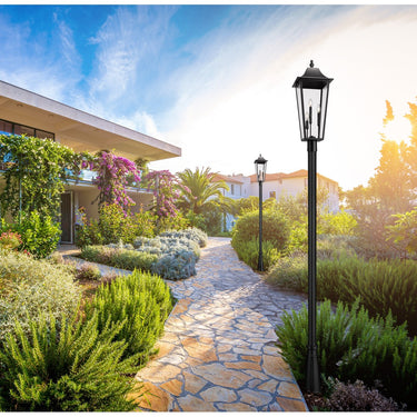 Z-Lite Gannon 3 Light Outdoor Post Mounted Fixture image 5