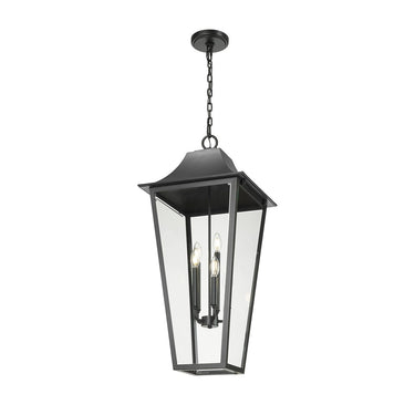 Z-Lite Gannon 5 Light Outdoor Chain Mount Ceiling Fixture image 1