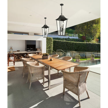Z-Lite Gannon 5 Light Outdoor Chain Mount Ceiling Fixture image 5