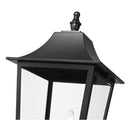 Z-Lite Gannon Glass 3 Light Outdoor Post Mounted Fixture image 3