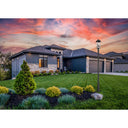 Z-Lite Gannon Glass 3 Light Outdoor Post Mounted Fixture image 5