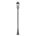 Z-Lite Gannon Glass 3 Light Outdoor Post Mounted Fixture image