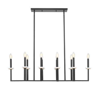 Z-Lite Gaultier 10 Light Linear Chandelier image 1