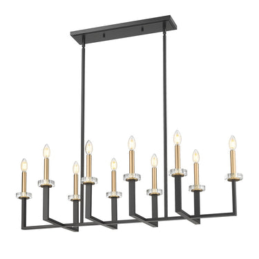 Z-Lite Gaultier 10 Light Linear Chandelier image 2