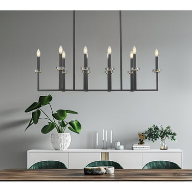 Z-Lite Gaultier 10 Light Linear Chandelier image 6