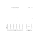 Z-Lite Gaultier 10 Light Linear Chandelier image 7