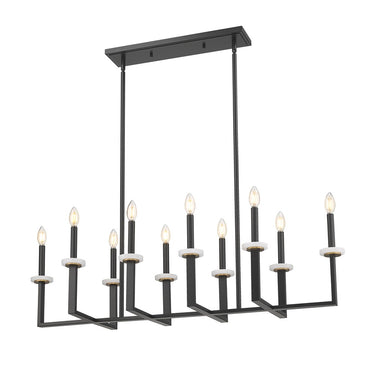 Z-Lite Gaultier 10 Light Linear Chandelier image