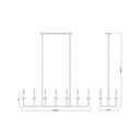 Z-Lite Gaultier 12 Light Linear Chandelier image 14