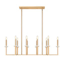Z-Lite Gaultier Modern Gold 10 Light Linear Chandelier image 1
