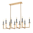 Z-Lite Gaultier Modern Gold 10 Light Linear Chandelier image 2