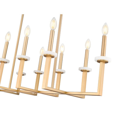 Z-Lite Gaultier Modern Gold 10 Light Linear Chandelier image 3