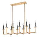 Z-Lite Gaultier Modern Gold 10 Light Linear Chandelier image 4