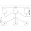 Z-Lite Gianna 3 Light Wall Sconce image 14