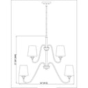 Z-Lite Gianna 9 Light Chandelier image 14