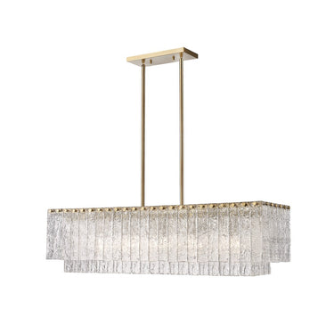 Z-Lite Glacier 5 Light Linear Chandelier image 1