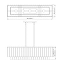 Z-Lite Glacier 5 Light Linear Chandelier image 14