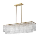Z-Lite Glacier 5 Light Linear Chandelier image 9