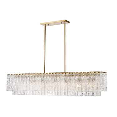 Z-Lite Glacier 7 Light Linear Chandelier image 1