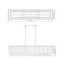 Z-Lite Glacier 7 Light Linear Chandelier image 14