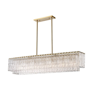 Z-Lite Glacier 7 Light Linear Chandelier image 5