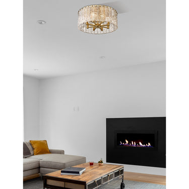 Z-Lite Glacier 8 Light Flush Mount image 13