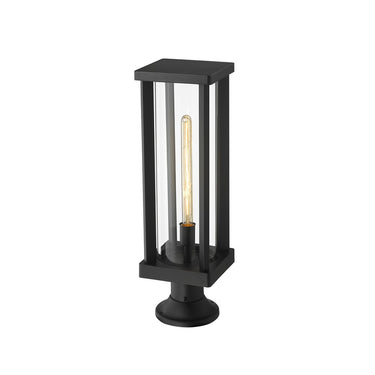 Z-Lite Glenwood Glass 1 Light Outdoor Pier Mounted Fixture image 2