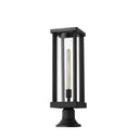Z-Lite Glenwood Glass 1 Light Outdoor Pier Mounted Fixture image 4