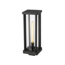 Z-Lite Glenwood Glass 1 Light Outdoor Post Mount Fixture image 2