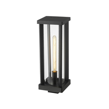 Z-Lite Glenwood Glass 1 Light Outdoor Post Mount Fixture image 2