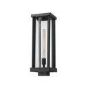 Z-Lite Glenwood Glass 1 Light Outdoor Post Mount Fixture image 4