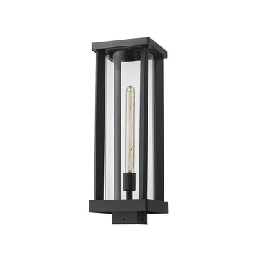 Z-Lite Glenwood Glass 1 Light Outdoor Post Mount Fixture image 4