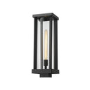 Z-Lite Glenwood Glass 1 Light Outdoor Post Mount Fixture image