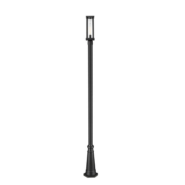 Z-Lite Glenwood Glass 1 Light Outdoor Post Mounted Fixture image 1